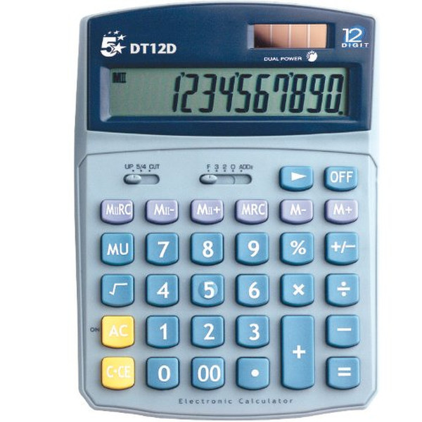 5Star DT12D Desktop Basic calculator Multicolour