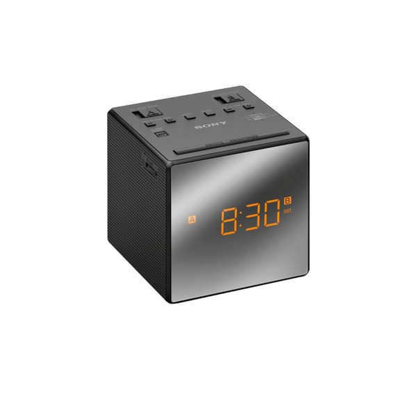 Sony ICF-C1T Часы Аналоговый Черный, Зеркало радиоприемник