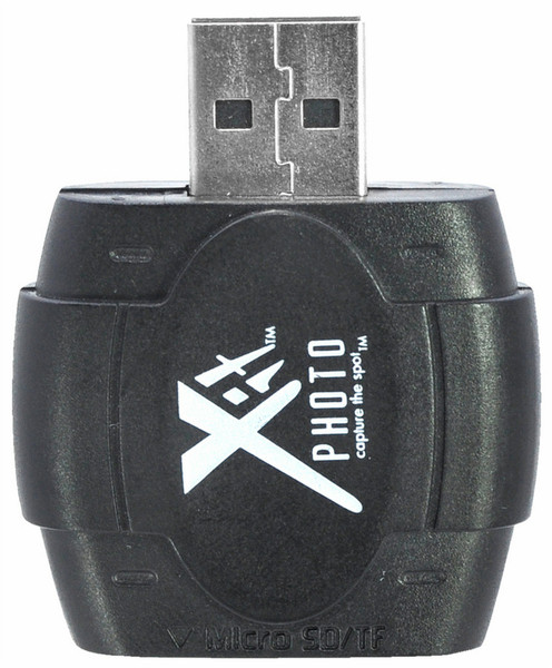 Xit XTSDCR USB 2.0 Black card reader