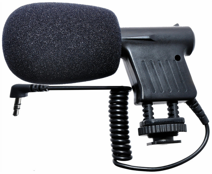 Xit XTDMIC Digital camera microphone Verkabelt Schwarz Mikrofon
