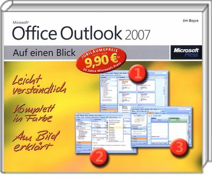 Microsoft Jubiläumsausgabe: Office Outlook 2007 auf einen Blick German software manual