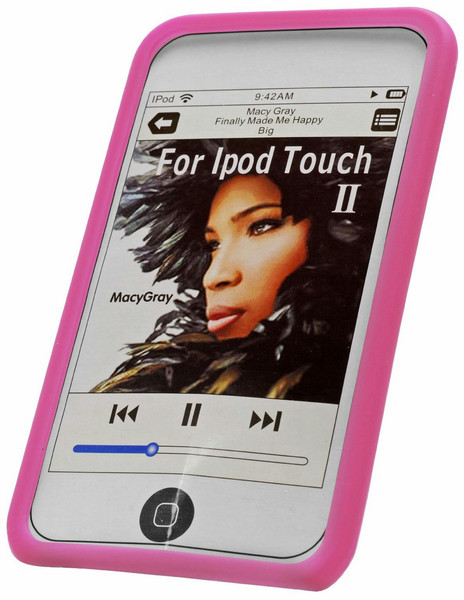 Cellet 217181 Cover case Розовый, Прозрачный чехол для MP3/MP4-плееров