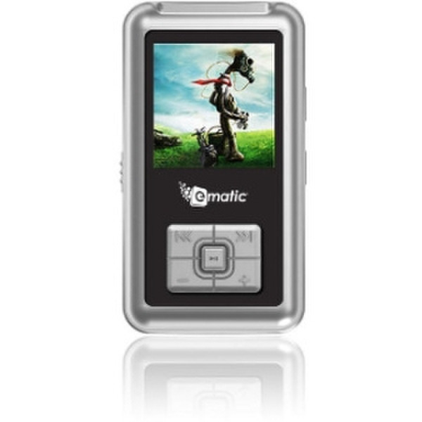 Ematic 1.5-Inch Color MP3 Video 2G, Silver MP3 4ГБ Cеребряный