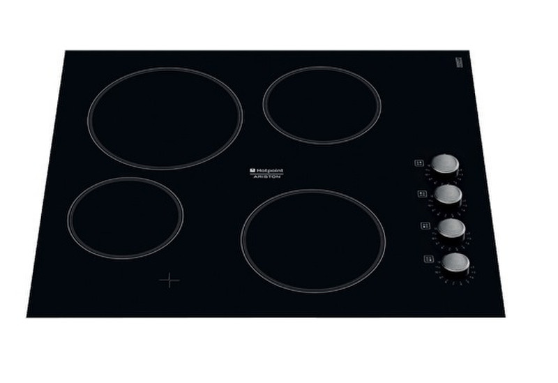 Hotpoint KRM 640 C Eingebaut Ceramic hob Schwarz