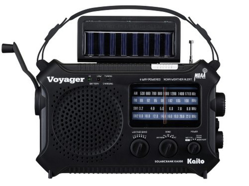 Kaito Electronics KA500 Портативный Черный радиоприемник