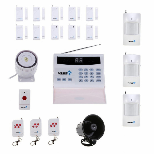 Fortress S02-B Wireless Home Security Alarm System Kit