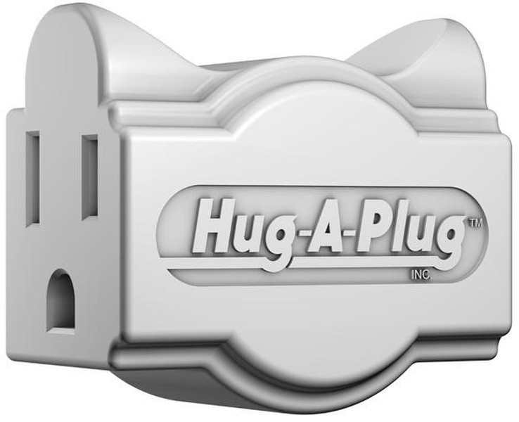 Hug-A-Plug DG1.S.36.0-WH White electrical power plug