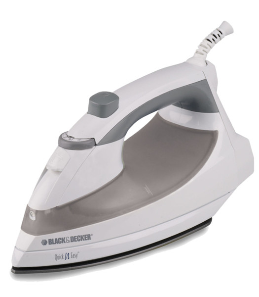 Black & Decker F915 Dry & Steam iron 1200W Grau, Weiß Bügeleisen