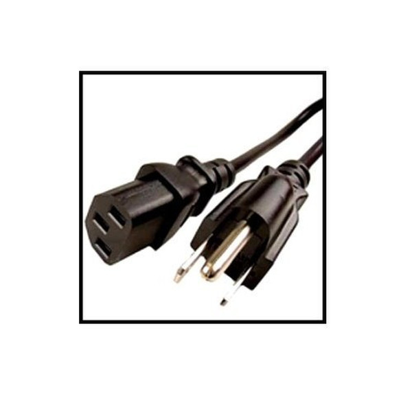 Uni IEC-320-C13 1.52m NEMA 5-15P C13 coupler Black