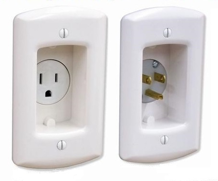 PowerBridge SSPBIW-6 White outlet box