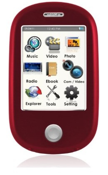 Ematic EM638VID MP3 8GB Red
