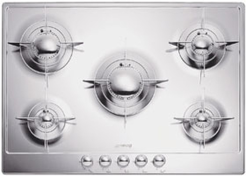 Smeg P705ES built-in Gas Stainless steel hob