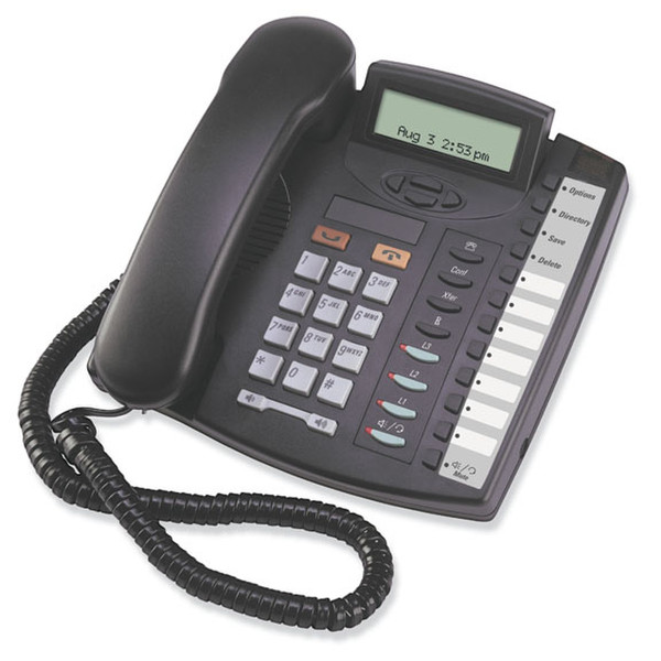 Black Box DTIP9143I Проводная телефонная трубка 3линий Черный IP-телефон