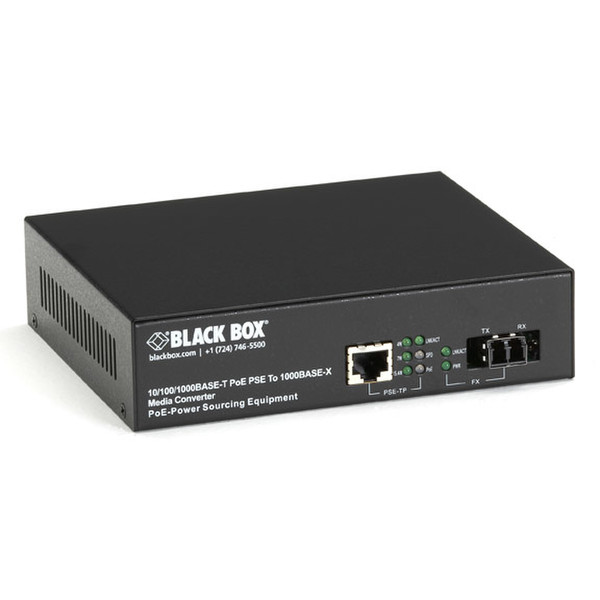 Black Box LPS500A-MM-LC network media converter