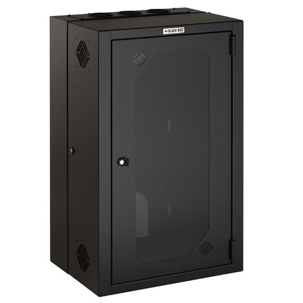 Black Box EWM20U362418-R2 Wall mounted Black rack