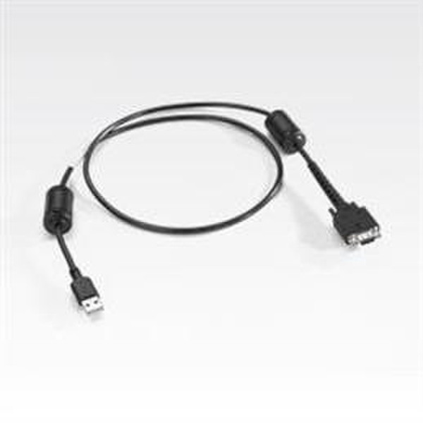 Zebra Attachable USB Cable USB A Черный кабель USB