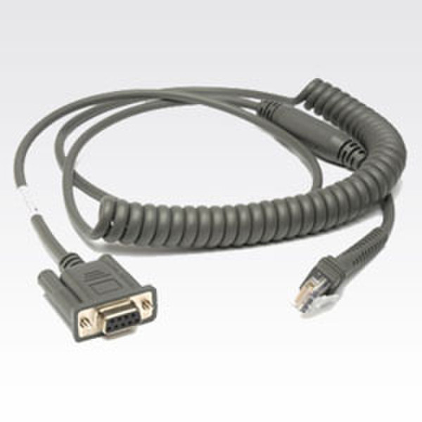 Zebra RS232 Cable 2.7м Серый сигнальный кабель