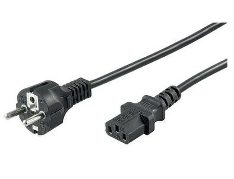 1aTTack 7686058 1.5m C13 coupler Black power cable