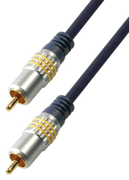 GR-Kabel BBV3-1,5L 1.5m RCA RCA Black coaxial cable
