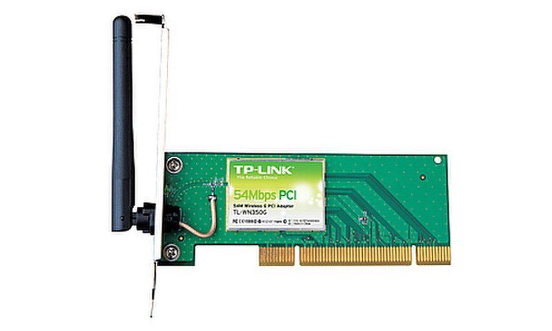 TP-LINK 54Mbps Wireless PCI Adapter Внутренний 54Мбит/с сетевая карта