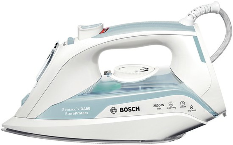 Bosch TDA502811S Steam iron 2800W White iron