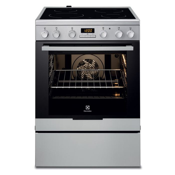 Electrolux EKC6450COS Freistehend Induktionskochfeld A-20% Silber Küchenherd