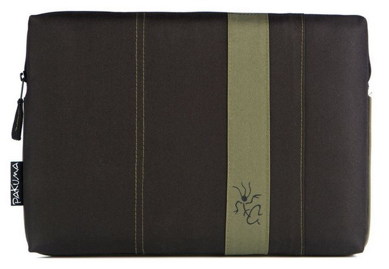 Pakuma CAS-ECO-COCOON133-BG 13.3Zoll Sleeve case Schwarz, Grün Notebooktasche