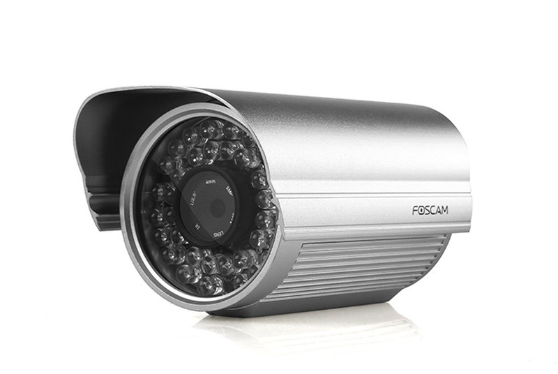 Foscam FI9805E IP security camera Innen & Außen Geschoss Silber Sicherheitskamera