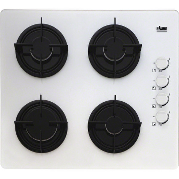 Faure FGO62414WA built-in Gas White hob
