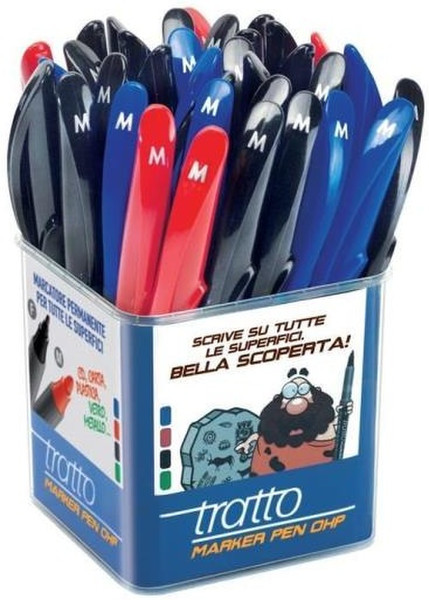 Tratto 807400 Bullet tip Black,Blue,Red 36pc(s) marker