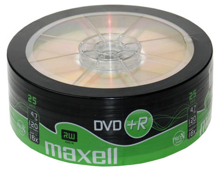 Maxell DVD+R 4.7, 16x, Printable 4.7ГБ DVD+R 25шт