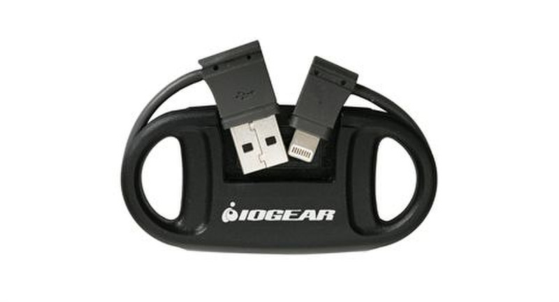 iogear GULK1 USB A Lightning Черный кабель USB