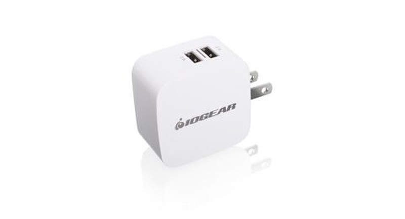 iogear GPAW2U4 Auto White mobile device charger