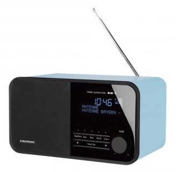 Grundig TR 2500 DAB+ Портативный Синий радиоприемник
