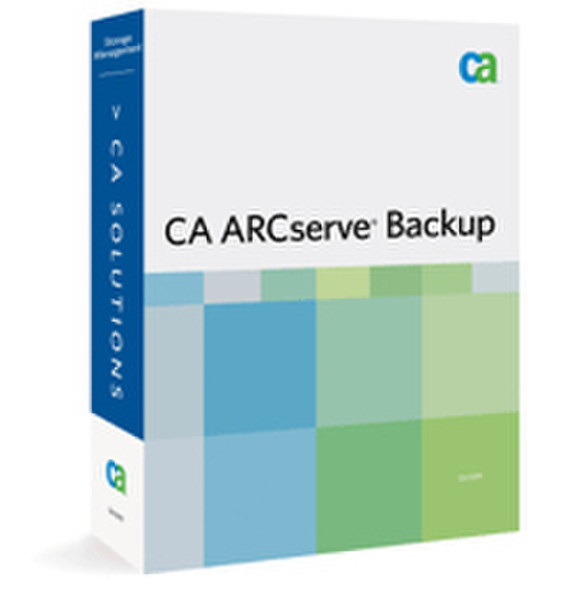 CA ARCserve Backup r12.5 for Windows - Product plus 1 Year Value Maintenance - OLP