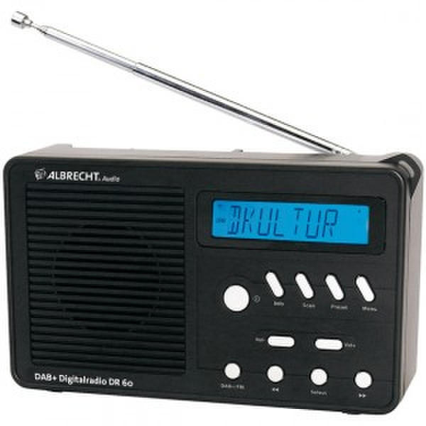 Albrecht DR 60 Tragbar Schwarz Radio