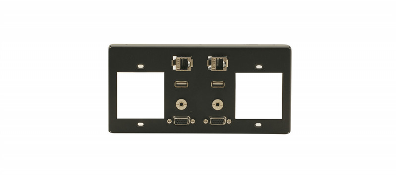 Kramer Electronics T4F-2S Black outlet box