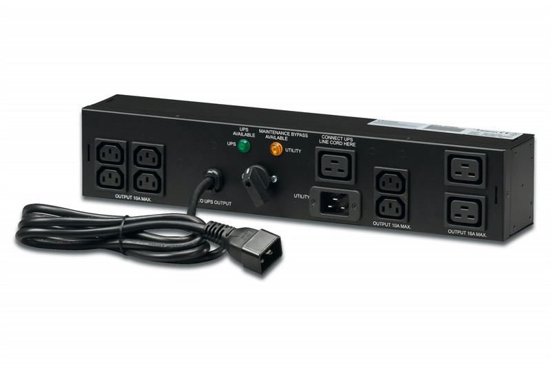 ASSMANN Electronic A-17068 8AC outlet(s) 2U Black power distribution unit (PDU)