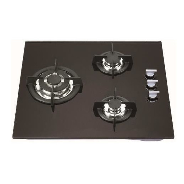 Hudson HTC 613 VN built-in Gas Black hob