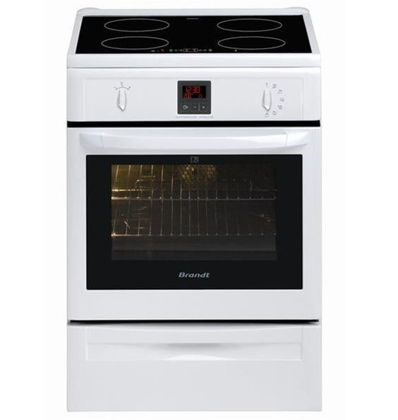 Brandt KIP915W Freestanding Induction hob A White cooker