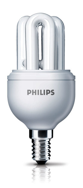 Philips Genie 929689493604 8Вт E14 Холодный белый люминисцентная лампа energy-saving lamp