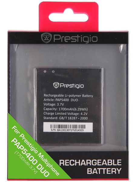 Prestigio PAP5400BA Lithium-Ion 1700mAh 3.7V rechargeable battery