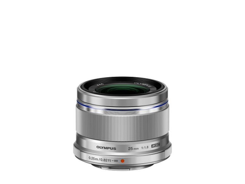 Olympus M.Zuiko 25mm f1.8 Standard lens Cеребряный