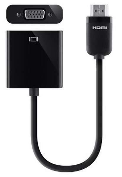 Belkin F2CD058 HDMI VGA (D-Sub) Black video cable adapter