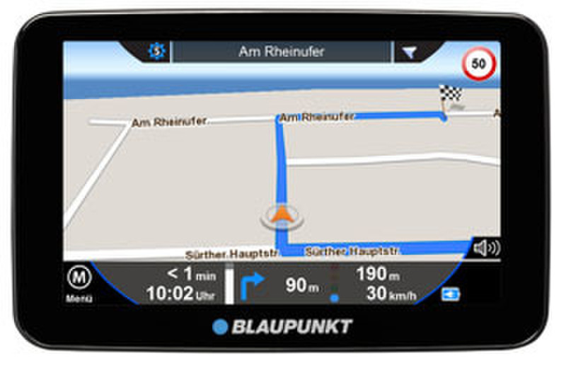 Blaupunkt TravelPilot 72 EU LMU Фиксированный 7" Сенсорный экран 349г Черный