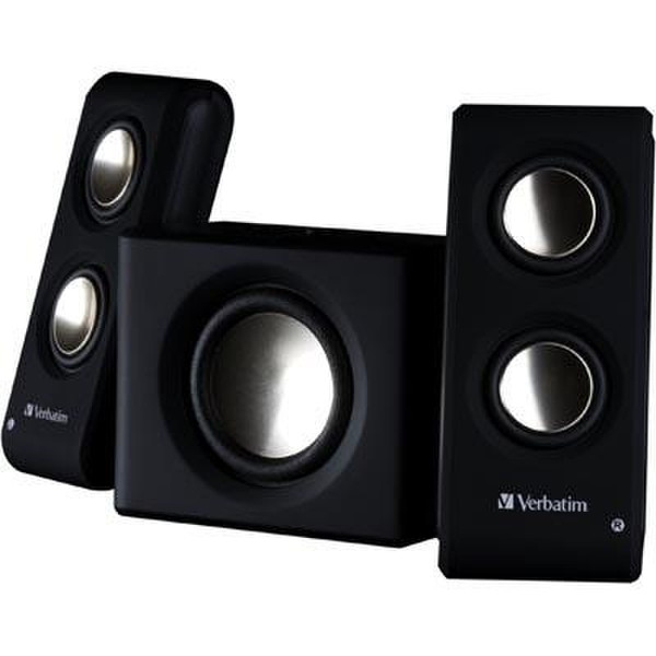 Verbatim 49092 2.1channels 3W Black speaker set