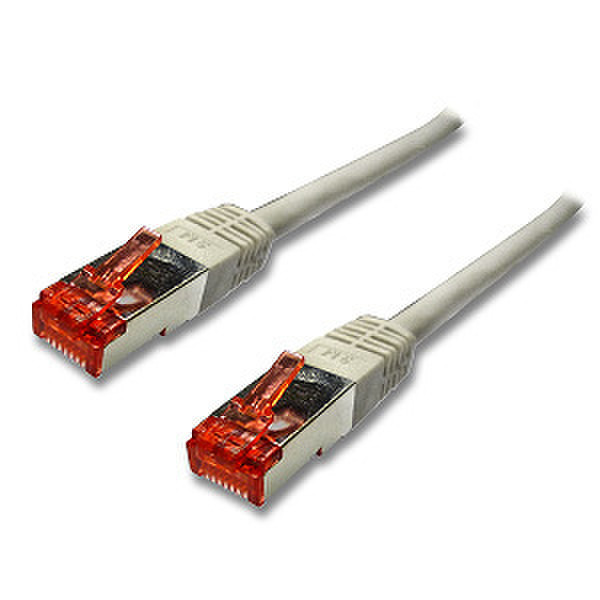 Connectland RJ45-SSTP-6-1M 1m Cat6 S/FTP (S-STP) Beige Netzwerkkabel