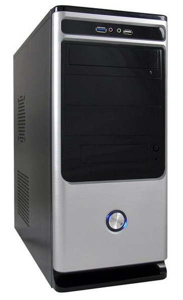 LC-Power 7010BS Midi-Tower 420W Black,Silver computer case