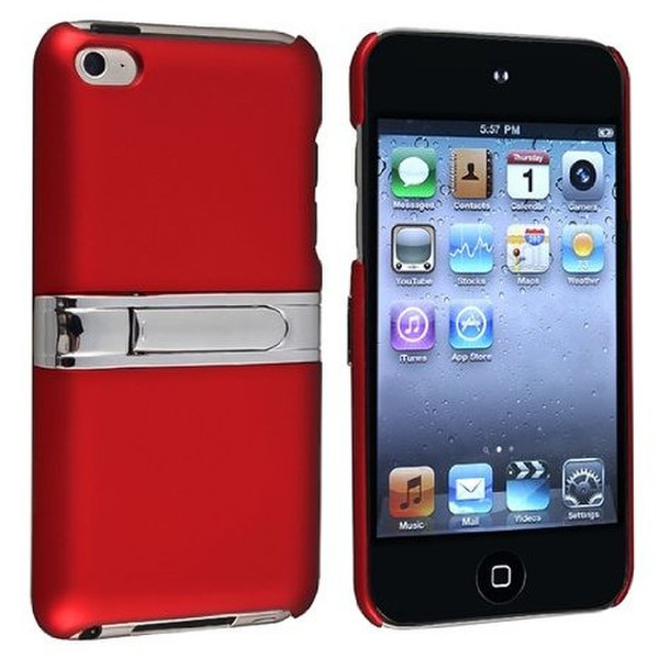 eForCity Snap-On Case Cover case Хром, Красный