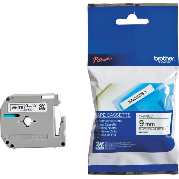 Brother M-K221 M label-making tape